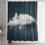 waiting magritte shower curtain 0