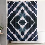 wake up call indigo shower curtain 0