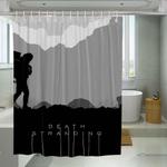 walker death stranding shadow shower curtains 0