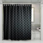 wall texture dark pattern shower curtains 0