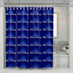 walt disney castle logo shower curtains 0