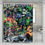 war superhero dc comics shower curtains 0