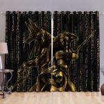 warrior ancient egypt pattern egypt raven symbol animal egyptian blackout window curtains 100 polyester 417 1079 0