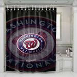 washington nationals shower curtains 0