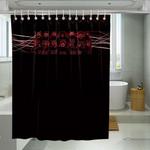 we the north player glow shower curtains 0
