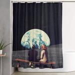we used to live there shower curtain 0