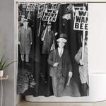 we want beer prohibition shower curtain 0