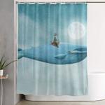 whale rider shower curtain 0