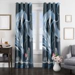 white dragon mythology window curtains 0