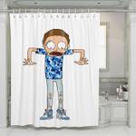 why hypebeast rick n morthy shower curtains 0