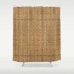 wicker shower curtain 0