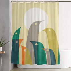Wild Birds At The Beach Shower Curtain Set Bathroom Set For Bathroom Decor Best Gift For Friends
