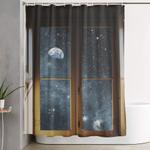 window to the universe shower curtain 0