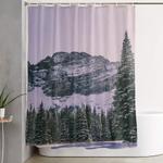 winter dreams shower curtain 0