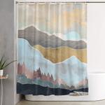 winter light shower curtain 0