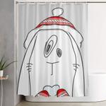 winter love shower curtain 0