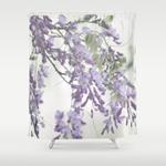 wisteria lavender shower curtain 0