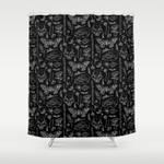 witchcraft ii black shower curtain 0