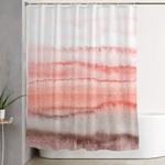 within the tides coral dawn shower curtain 0