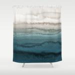 within the tides crashing waves teal shower curtain 0