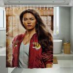 woman in iron fist colleen wing shower curtains 0