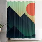 world to see shower curtain 0