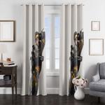 yellow armor of mirage window curtain 0