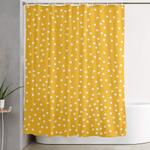 yellow dots shower curtain 0