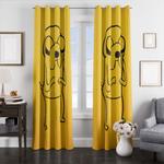yellow jack adventure time window curtains 0
