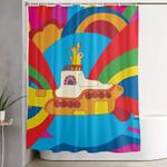 yellow submarine shower curtain 0