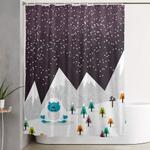yeti shower curtain 0