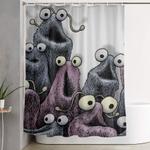 yip yip shower curtain 0