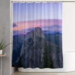 yosemite national park at sunset shower curtain 0