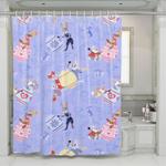 zootopia easter egg animation shower curtains 0