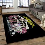 anthrax band thrash metal music for metalhead carpet rectangle area rug for living room home room decor gift for fans dark room atr30