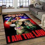 anthrax band thrash metal music for metalhead carpet rectangle area rug for living room home room decor gift for fans dark room atr4