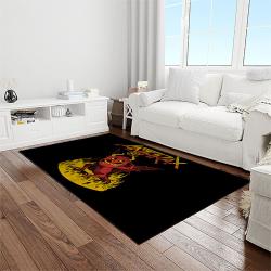anthrax band thrash metal music for metalhead carpet rectangle area rug for living room home room decor gift for fans light room atr14