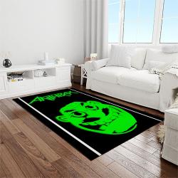anthrax band thrash metal music for metalhead carpet rectangle area rug for living room home room decor gift for fans light room atr20