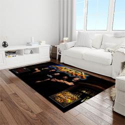 anthrax band thrash metal music for metalhead carpet rectangle area rug for living room home room decor gift for fans light room atr26