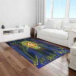 anthrax band thrash metal music for metalhead carpet rectangle area rug for living room home room decor gift for fans light room atr27