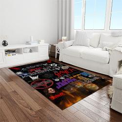 anthrax band thrash metal music for metalhead carpet rectangle area rug for living room home room decor gift for fans light room atr28
