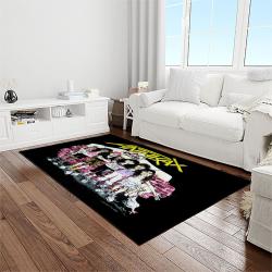 anthrax band thrash metal music for metalhead carpet rectangle area rug for living room home room decor gift for fans light room atr30
