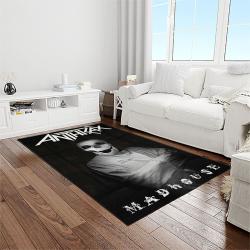 anthrax band thrash metal music for metalhead carpet rectangle area rug for living room home room decor gift for fans light room atr34