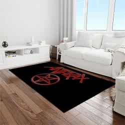 anthrax band thrash metal music for metalhead carpet rectangle area rug for living room home room decor gift for fans light room atr38