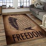 attack on titan anime manga cartoon character carpet rectangle area rug for living room home room decor gift for fans dark room aot8
