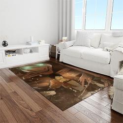 attack on titan anime manga cartoon character carpet rectangle area rug for living room home room decor gift for fans light room aot23