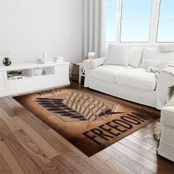 attack on titan anime manga cartoon character carpet rectangle area rug for living room home room decor gift for fans light room aot8