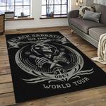 black sabbath band heavy metal music metalheads carpet rectangle area rug for living room home room decor gift for fans dark room bsb14