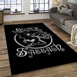 black sabbath band heavy metal music metalheads carpet rectangle area rug for living room home room decor gift for fans dark room bsb2