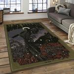 black sabbath band heavy metal music metalheads carpet rectangle area rug for living room home room decor gift for fans dark room bsb23